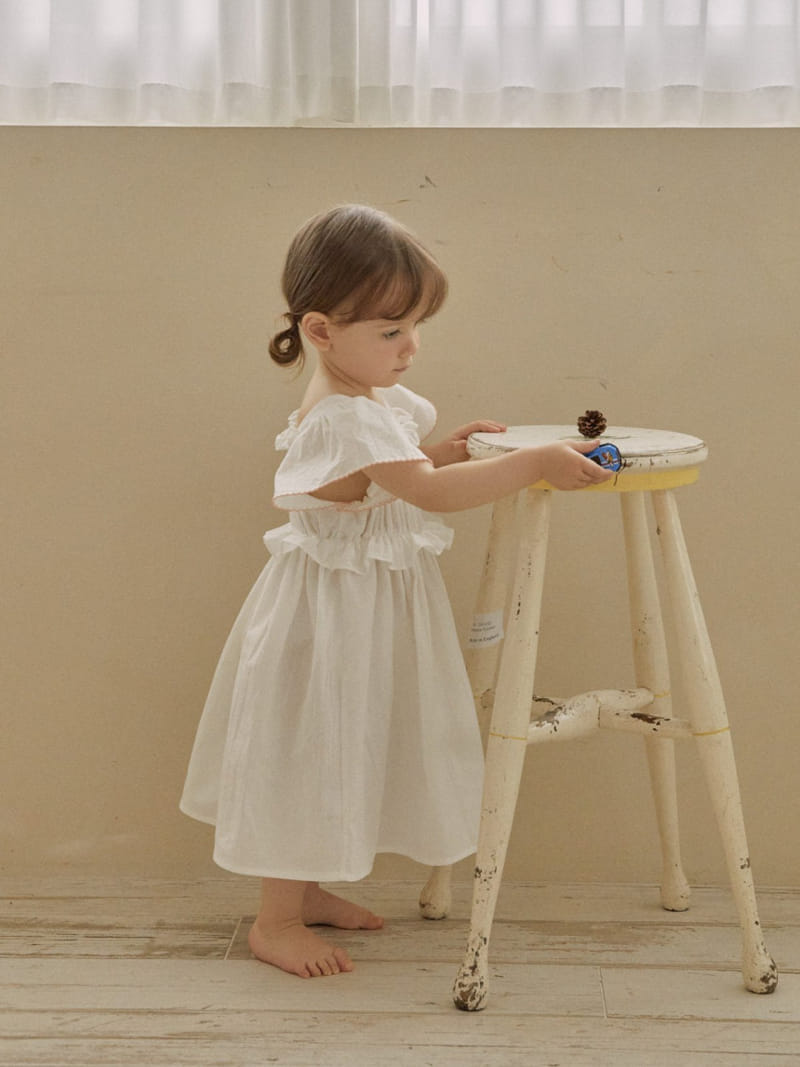 Lolobole - Korean Children Fashion - #minifashionista - Cinnamon Smoke One-Piece - 3