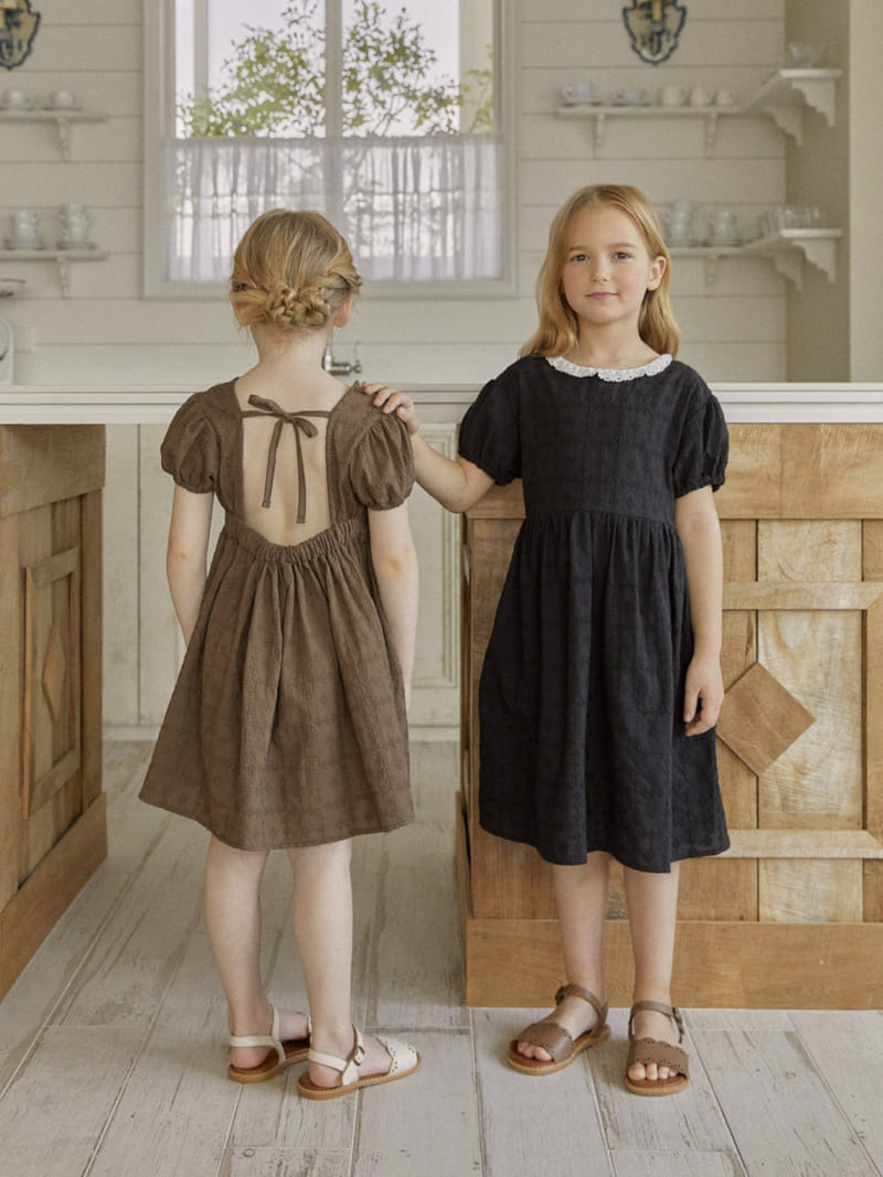 Lolobole - Korean Children Fashion - #prettylittlegirls - Mocha One-Piece - 10