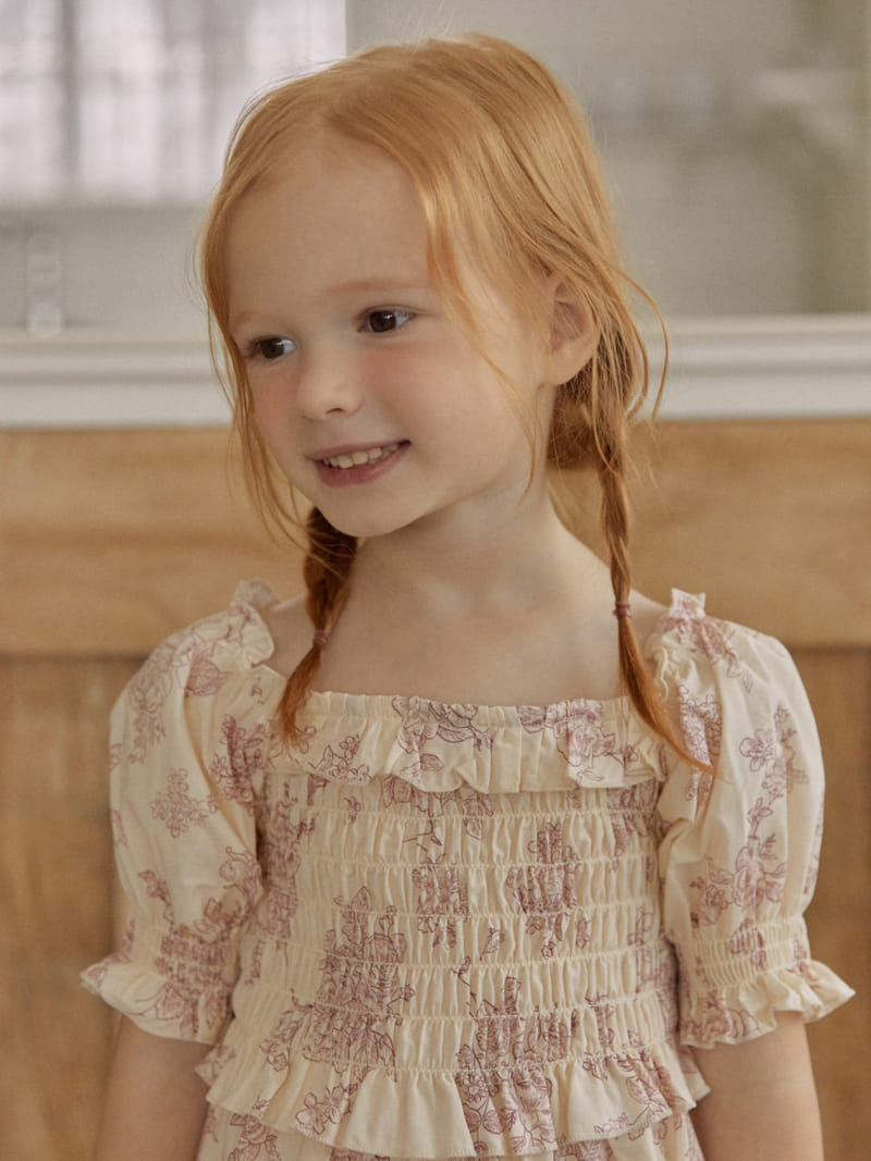Lolobole - Korean Children Fashion - #prettylittlegirls - Isabel Smoke One-Piece - 9