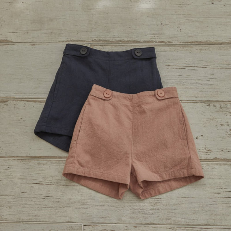 Lolobole - Korean Children Fashion - #prettylittlegirls - Button Shorts - 2