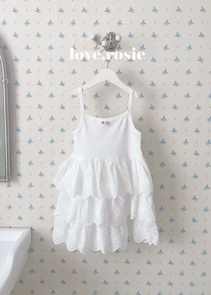 Love Rosie - Korean Children Fashion - #childofig - Eyelet Punching Kan Kan One-Piece - 2