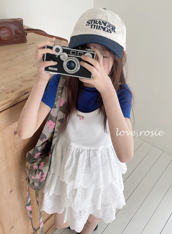 Love Rosie - Korean Children Fashion - #childofig - Eyelet Punching Kan Kan One-Piece - 3