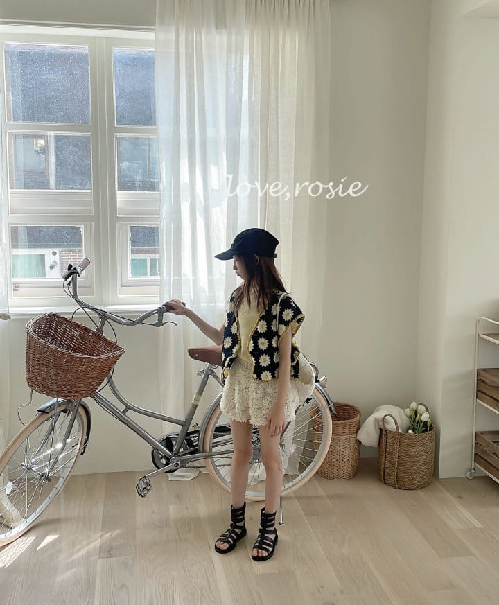 Love Rosie - Korean Children Fashion - #childrensboutique - Flower Lace Shorts - 8