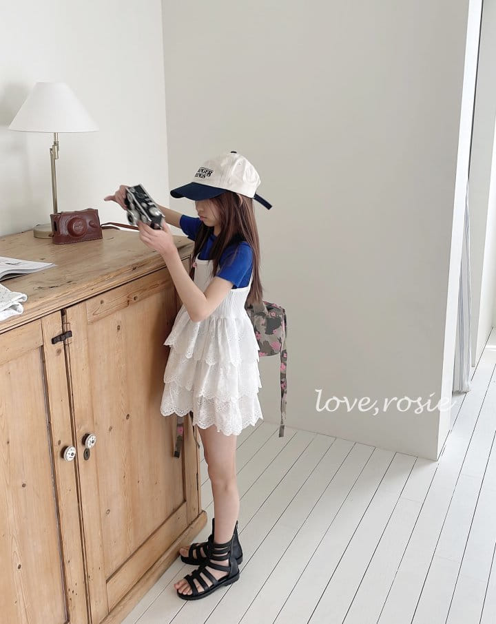 Love Rosie - Korean Children Fashion - #childofig - Eyelet Punching Kan Kan One-Piece - 4