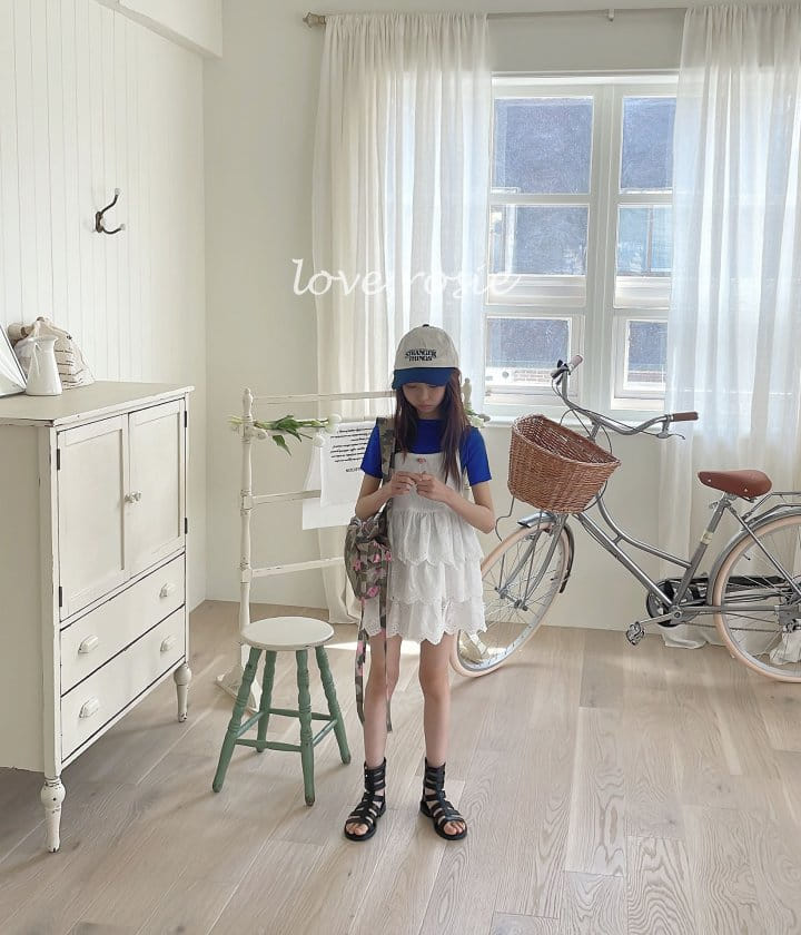 Love Rosie - Korean Children Fashion - #designkidswear - Eyelet Punching Kan Kan One-Piece - 5