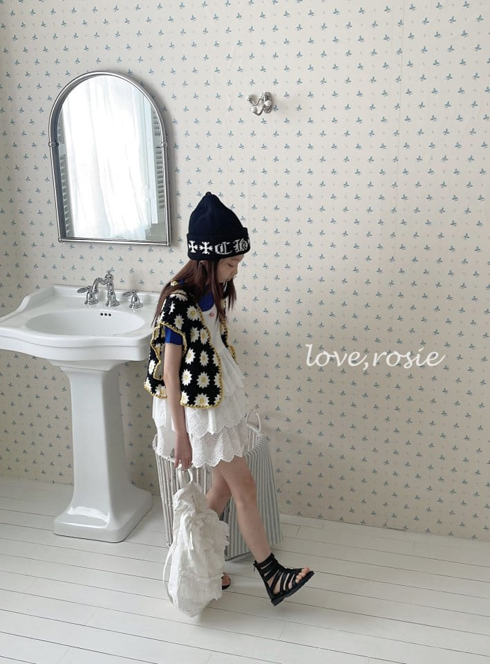 Love Rosie - Korean Children Fashion - #kidsstore - Eyelet Punching Kan Kan One-Piece - 9