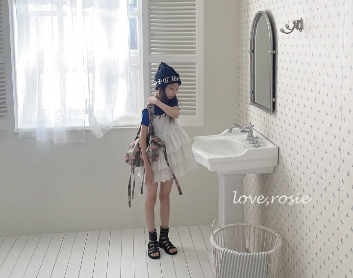 Love Rosie - Korean Children Fashion - #kidzfashiontrend - Eyelet Punching Kan Kan One-Piece - 10
