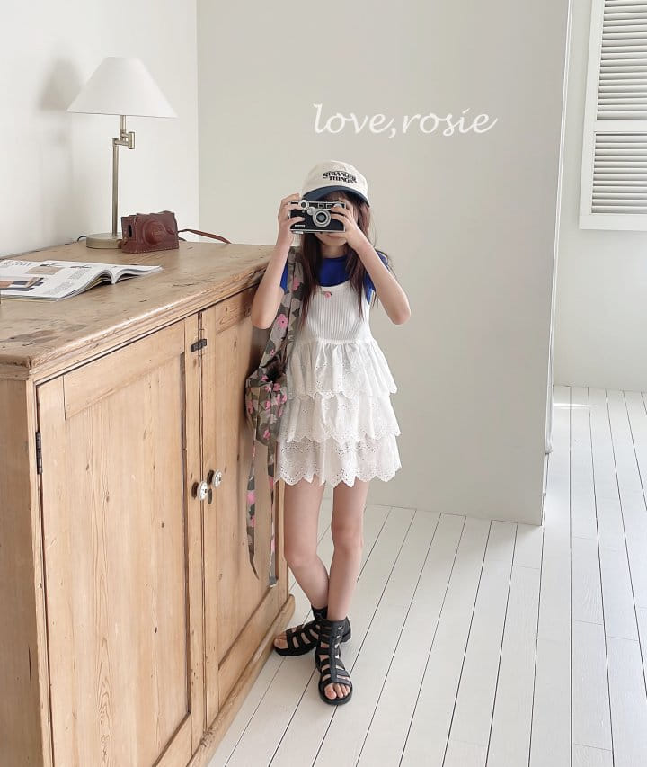 Love Rosie - Korean Children Fashion - #prettylittlegirls - Eyelet Punching Kan Kan One-Piece