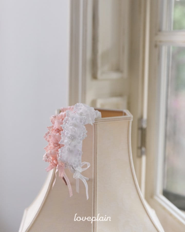 Loveplain - Korean Children Fashion - #toddlerclothing - Pearl Flower Hair Band - 2