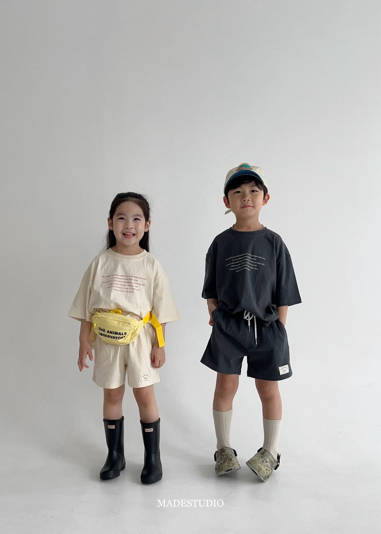 Made Studio - Korean Children Fashion - #stylishchildhood - Letter Tee - 4