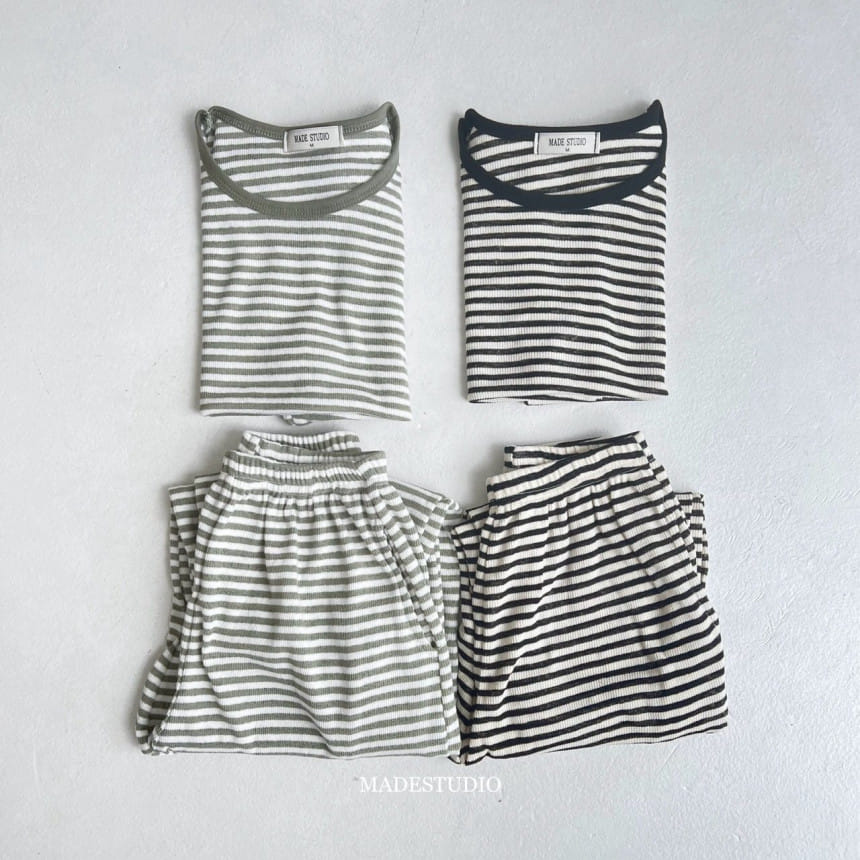 Made Studio - Korean Children Fashion - #fashionkids - Choco Sleeveless Tee - 3