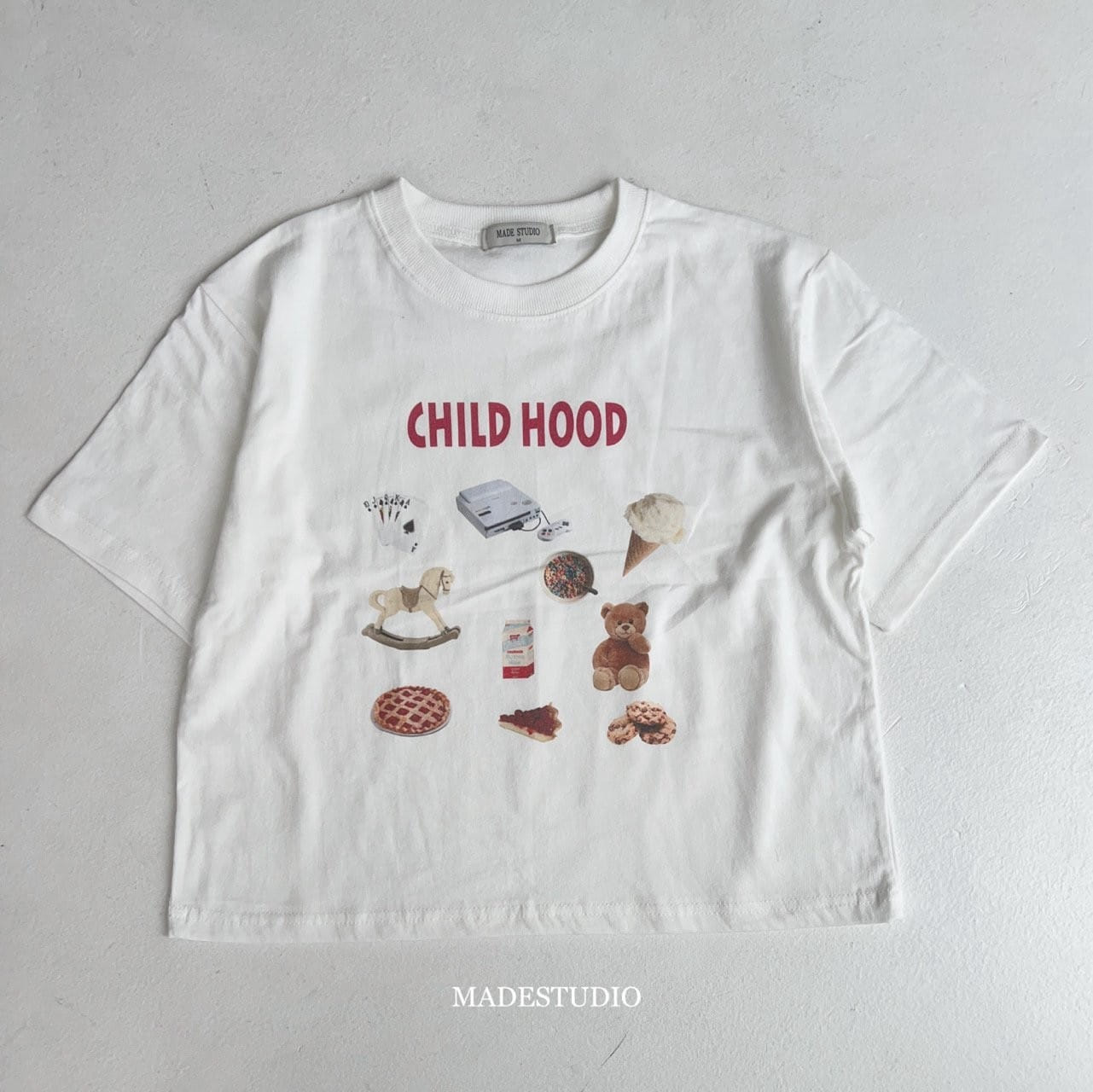 Made Studio - Korean Children Fashion - #kidsstore - Sticker Tee - 2
