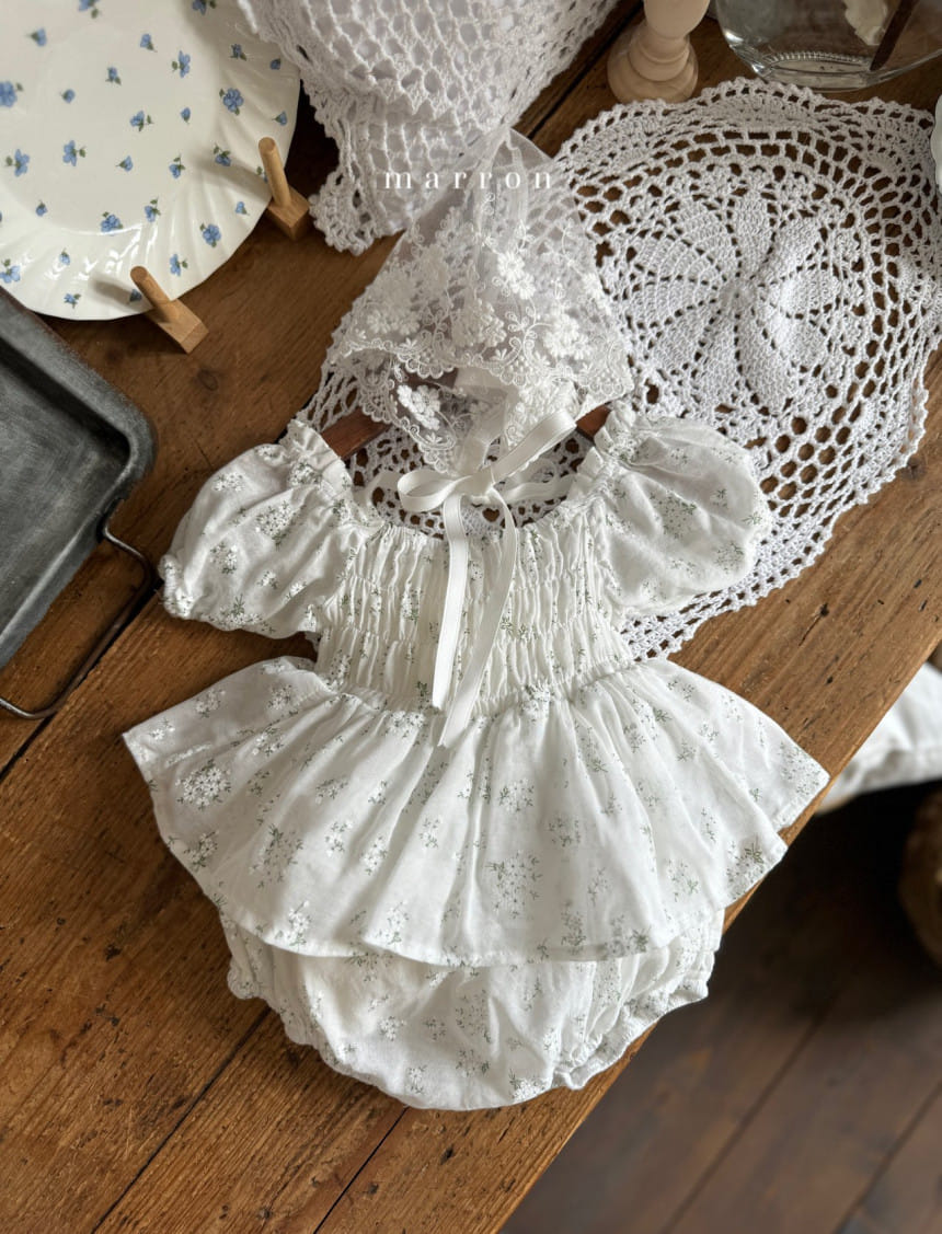 Marron Kid - Korean Baby Fashion - #babyboutiqueclothing - Ella Skirt Body Suit - 9
