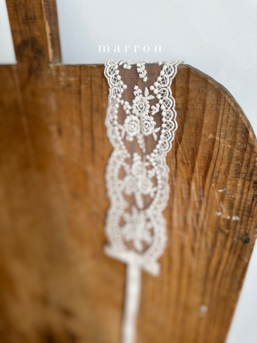 Marron Kid - Korean Baby Fashion - #babyboutiqueclothing - Cream Lace Hair Band - 7