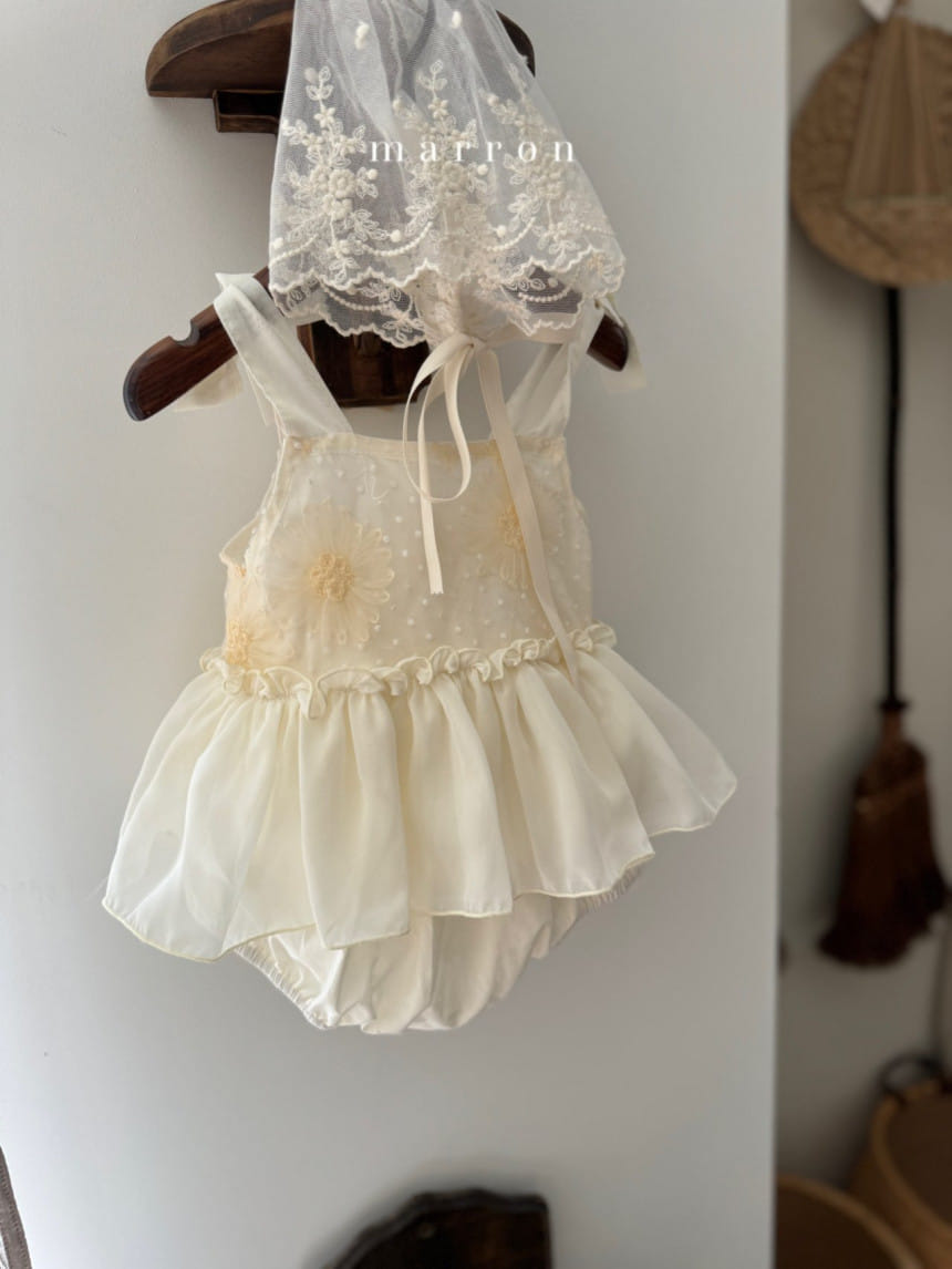 Marron Kid - Korean Baby Fashion - #babylifestyle - Chiffon Body Suit - 7