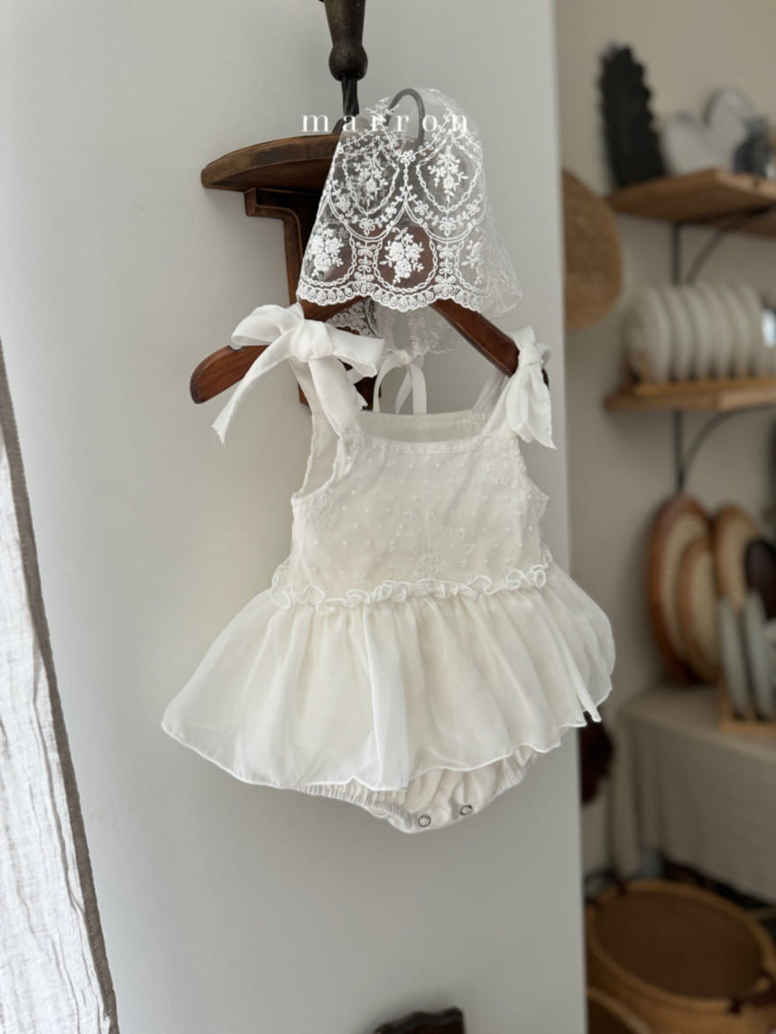 Marron Kid - Korean Baby Fashion - #babyoninstagram - Chiffon Body Suit - 8