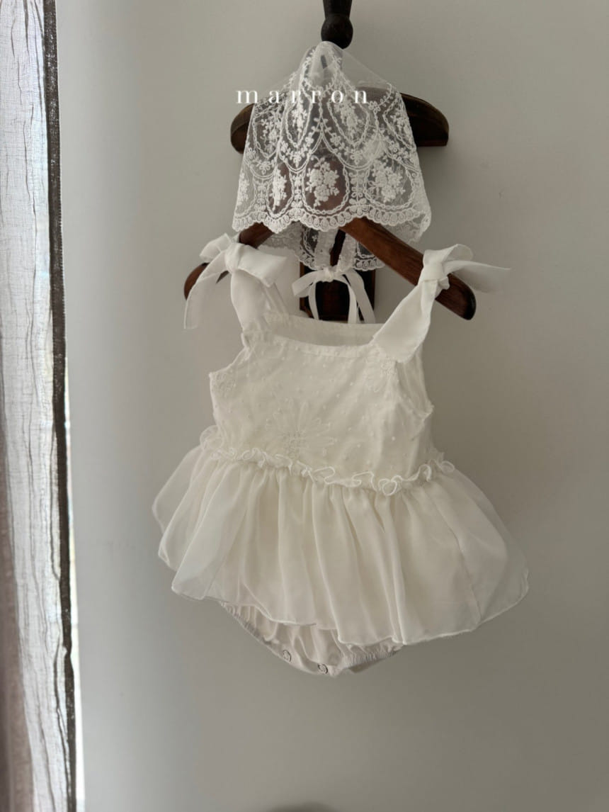 Marron Kid - Korean Baby Fashion - #babyootd - Chiffon Body Suit - 9