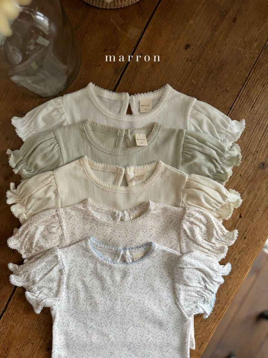 Marron Kid - Korean Baby Fashion - #babyoutfit - Bubble Tee - 10