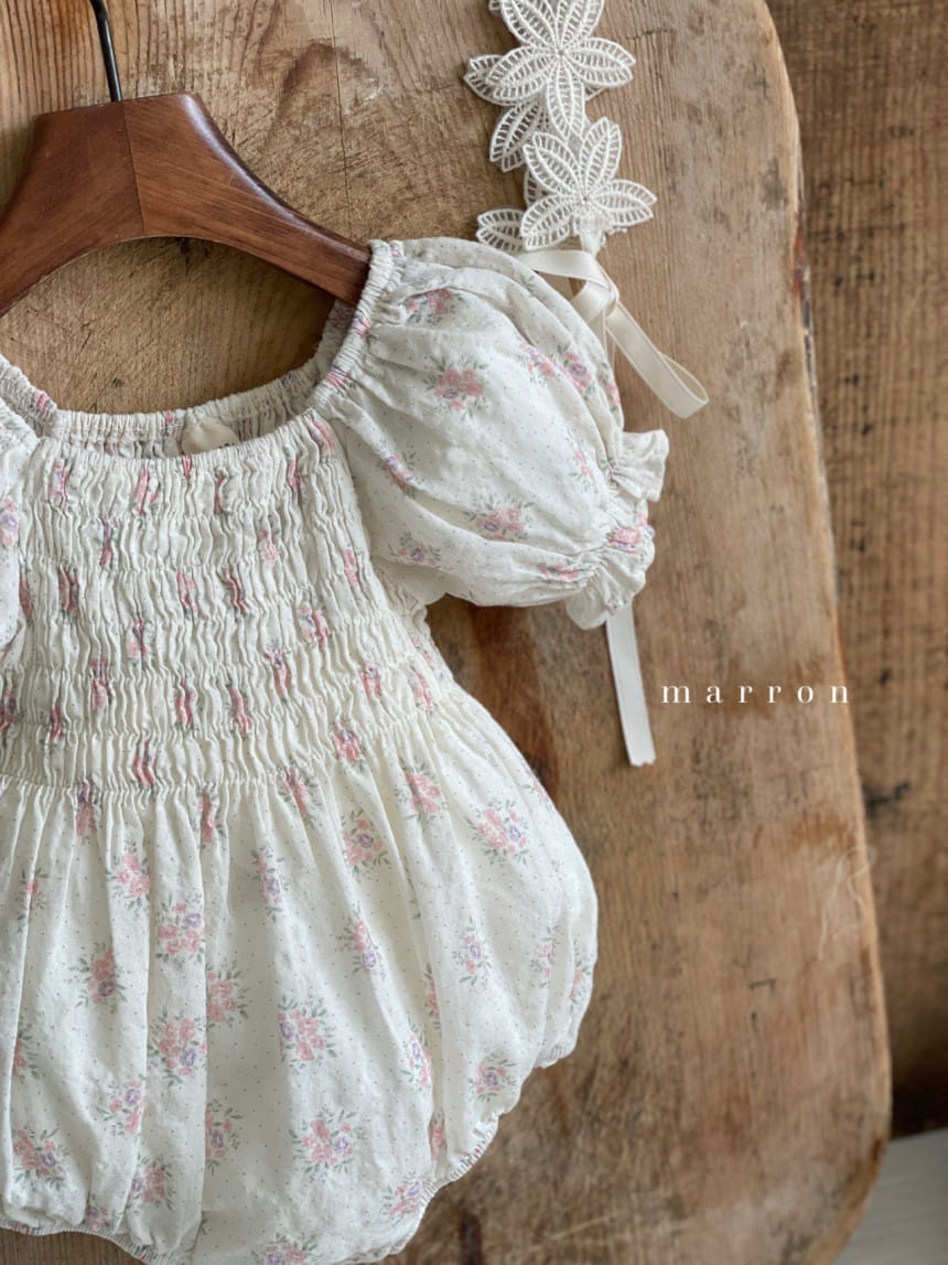 Marron Kid - Korean Baby Fashion - #babyoutfit - Flone Body Suit - 3