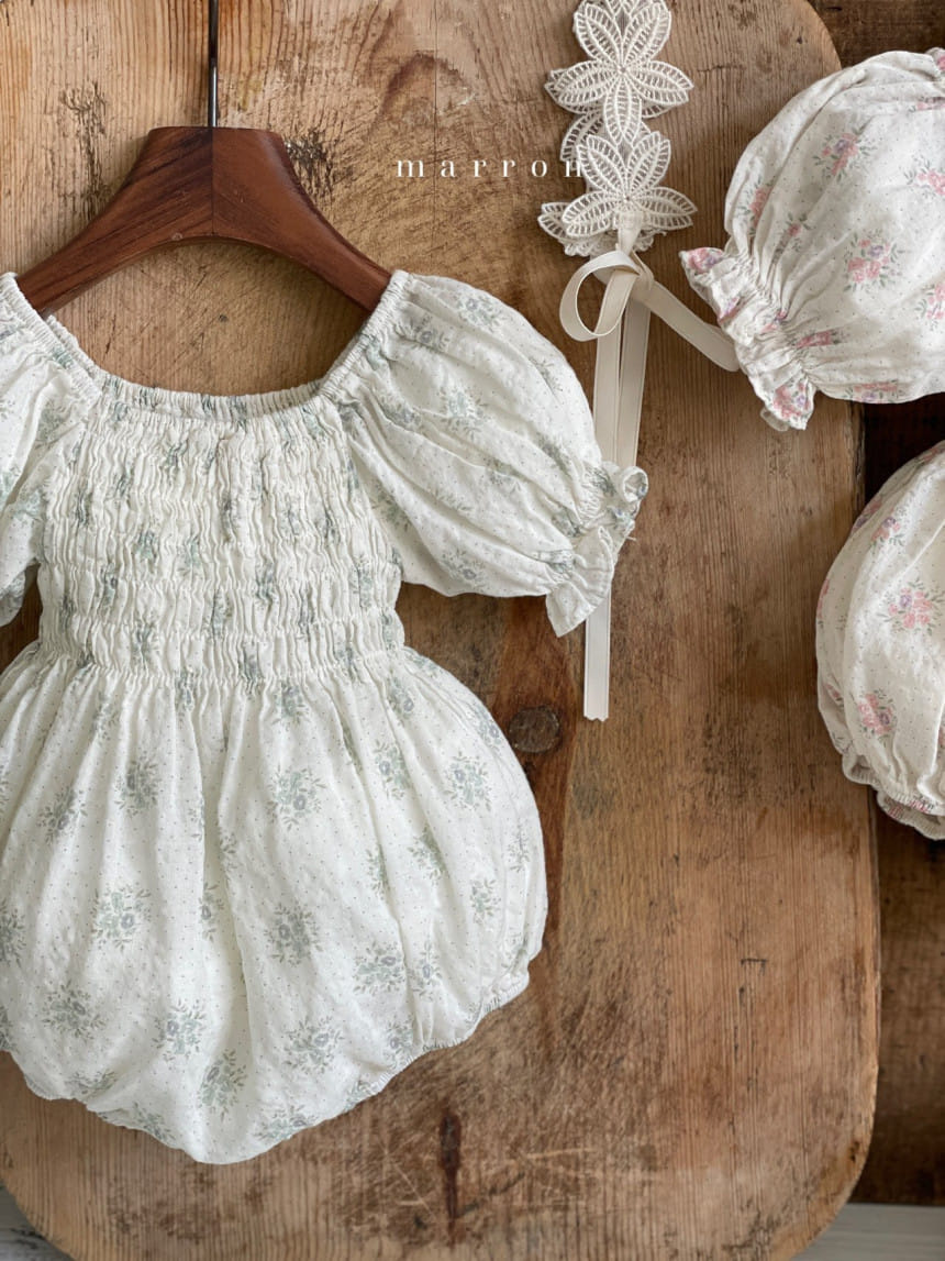 Marron Kid - Korean Baby Fashion - #babyoutfit - Flone Body Suit - 4