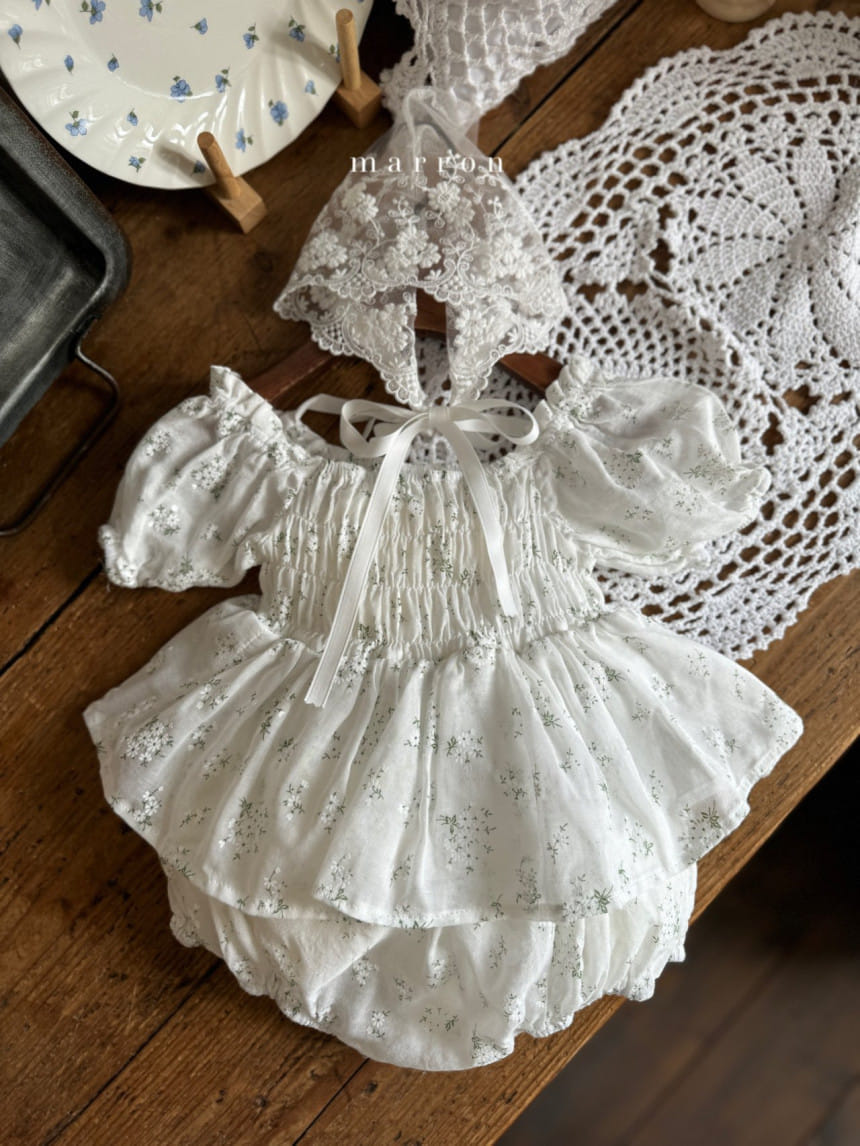 Marron Kid - Korean Baby Fashion - #babyoutfit - Ella Skirt Body Suit - 2