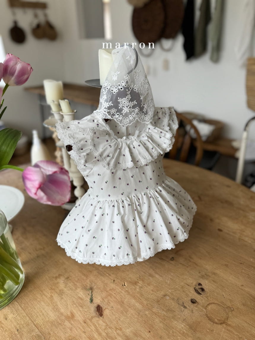 Marron Kid - Korean Baby Fashion - #babyoutfit - Lavender Body Suit - 2