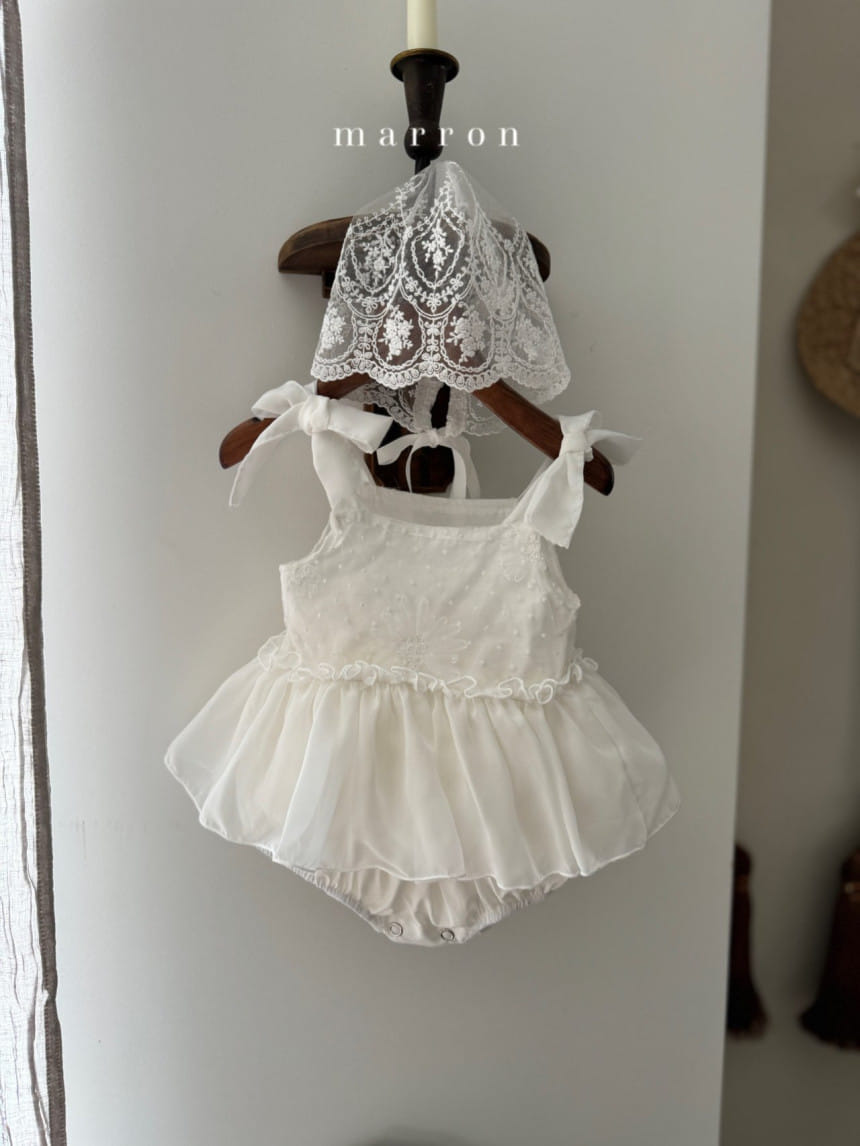 Marron Kid - Korean Baby Fashion - #babyoutfit - Chiffon Body Suit - 10