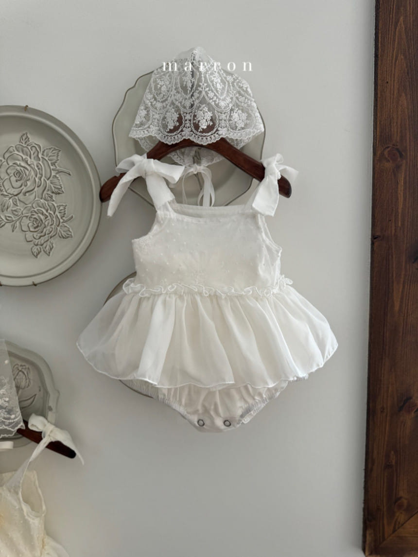 Marron Kid - Korean Baby Fashion - #babyoutfit - Chiffon Body Suit - 11