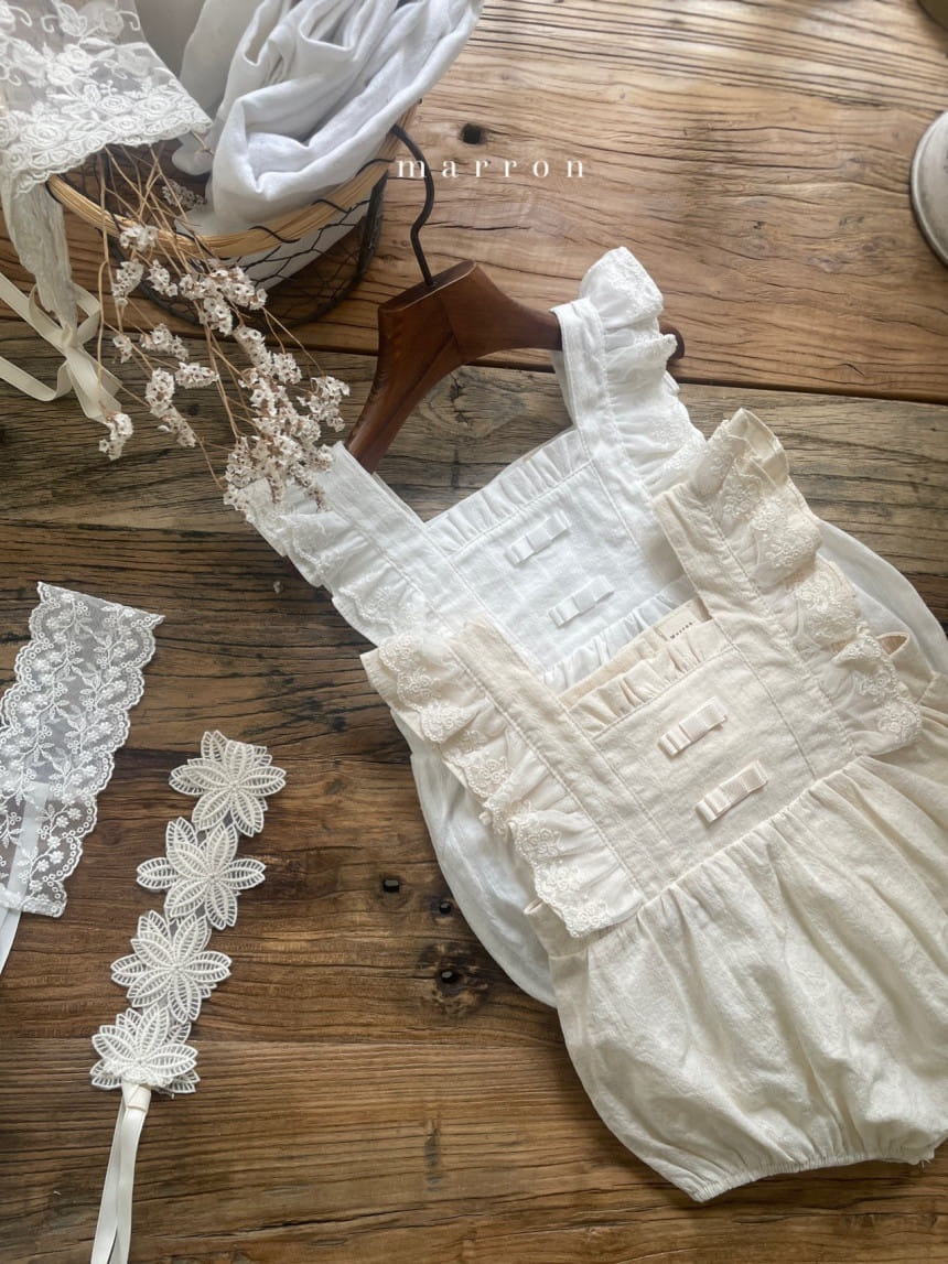 Marron Kid - Korean Baby Fashion - #babyoutfit - Lala Body Suit - 6