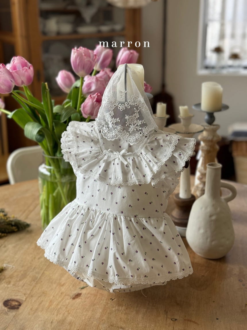 Marron Kid - Korean Baby Fashion - #babywear - Lavender Body Suit - 3