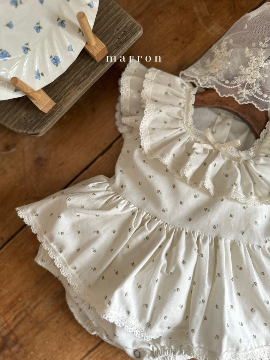 Marron Kid - Korean Baby Fashion - #onlinebabyshop - Lavender Body Suit - 5