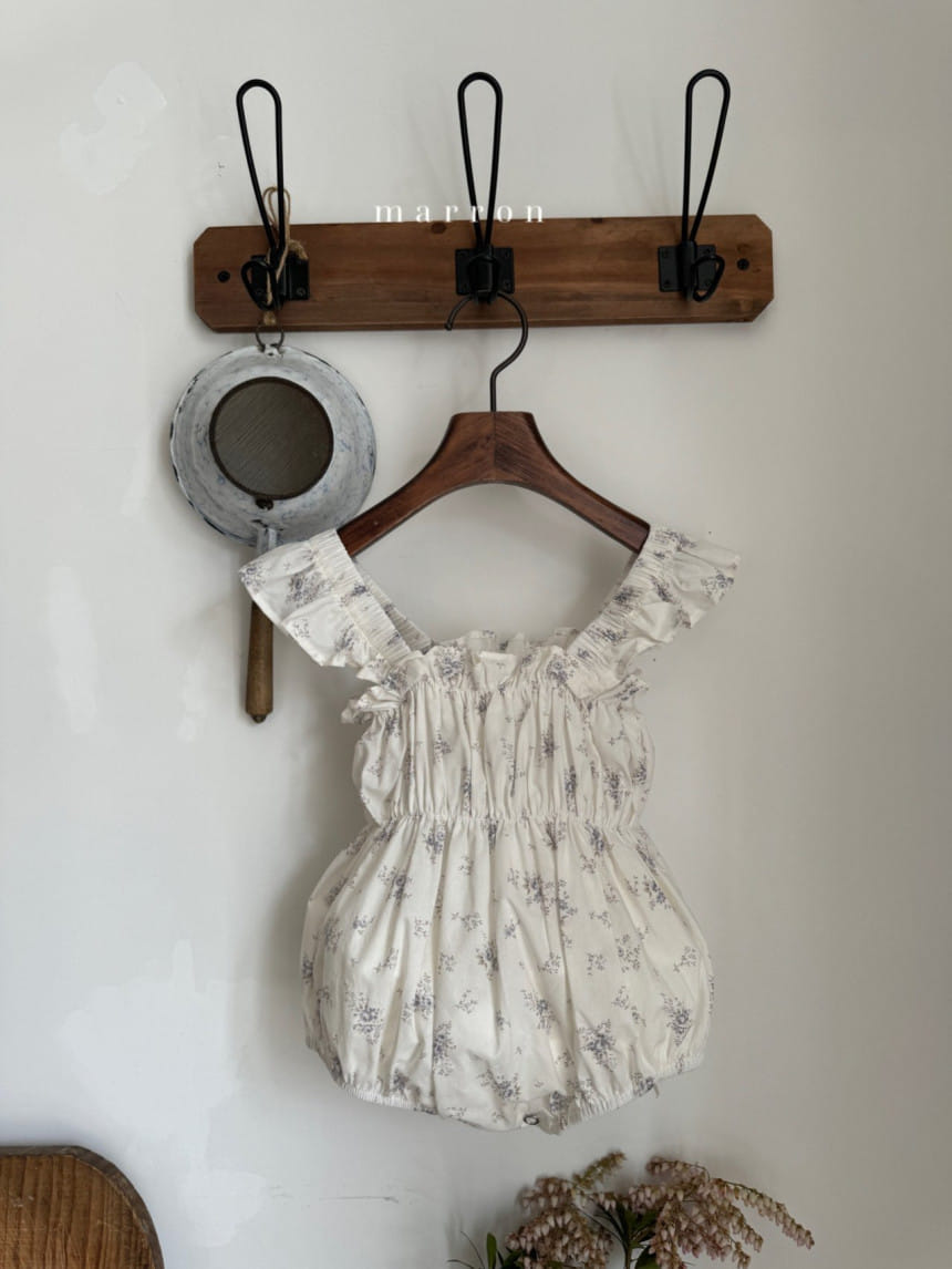 Marron Kid - Korean Baby Fashion - #onlinebabyshop - Shu Shu Body Suit - 3