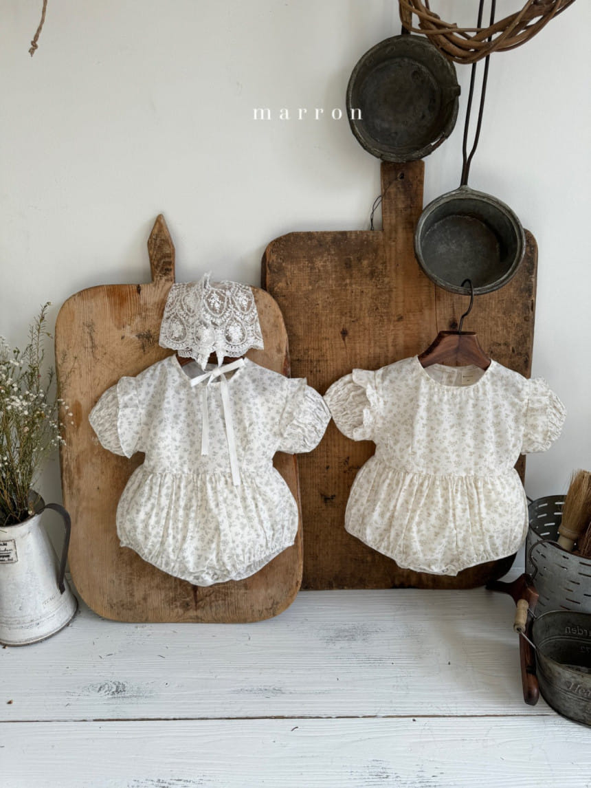 Marron Kid - Korean Baby Fashion - #onlinebabyshop - Stella Body Suit - 2