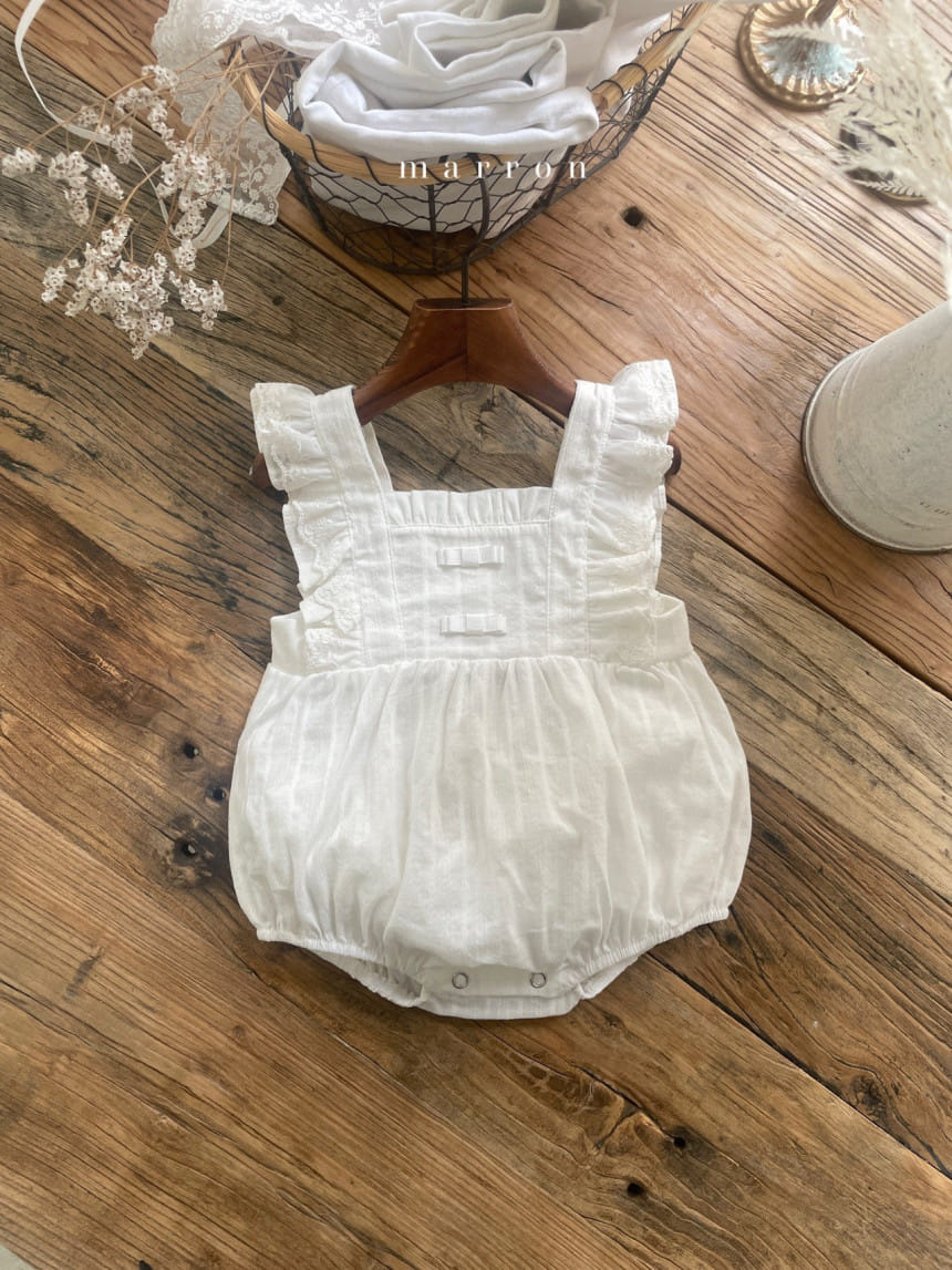 Marron Kid - Korean Baby Fashion - #onlinebabyshop - Lala Body Suit - 9
