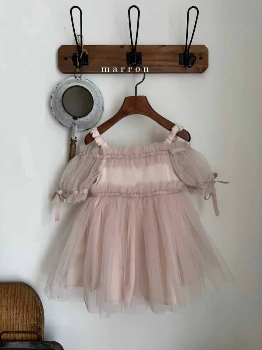 Marron Kid - Korean Children Fashion - #kidzfashiontrend - Elizabeth One-Piece - 4