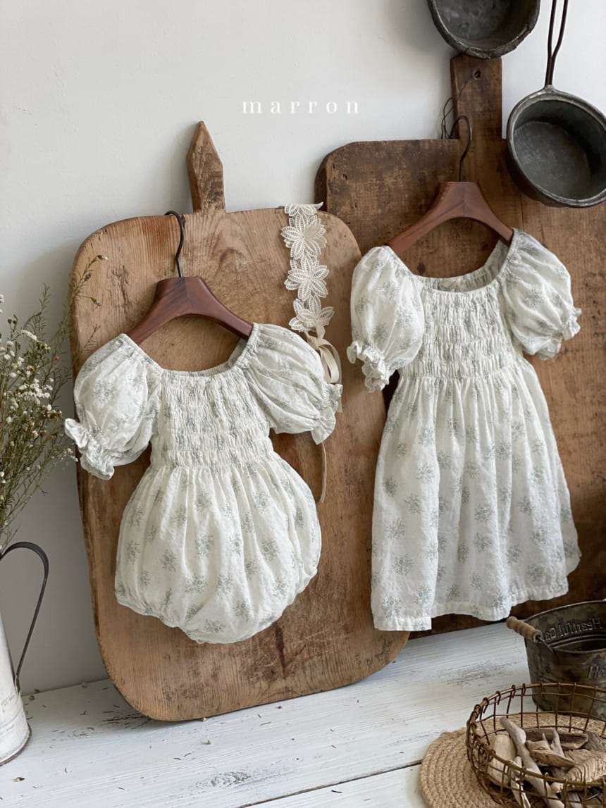 Marron Kid - Korean Children Fashion - #childrensboutique - Flone One-Piece - 9