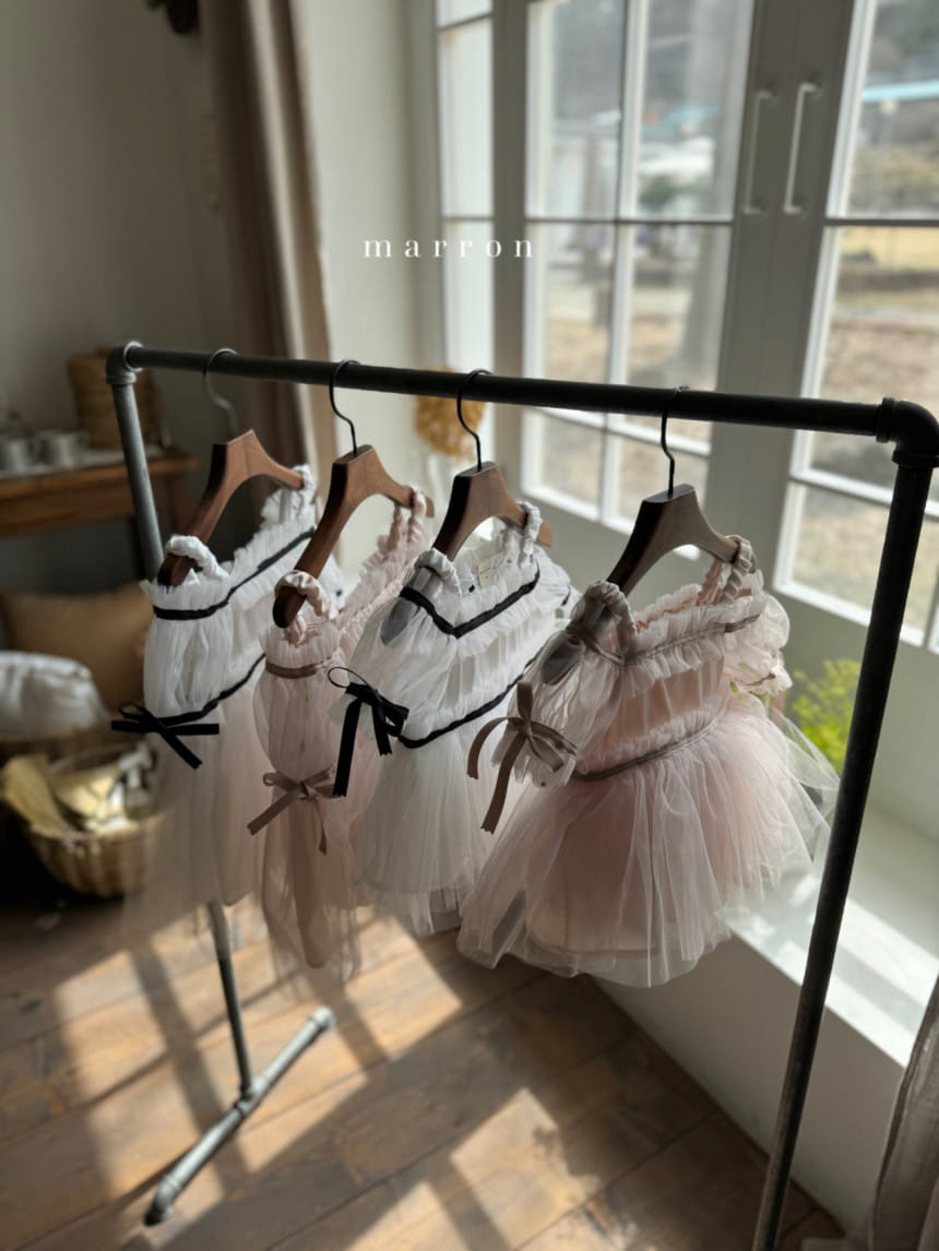 Marron Kid - Korean Children Fashion - #kidsshorts - Elizabeth One-Piece