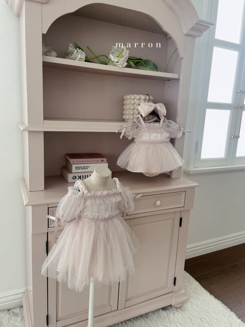 Marron Kid - Korean Children Fashion - #minifashionista - Elizabeth One-Piece - 7