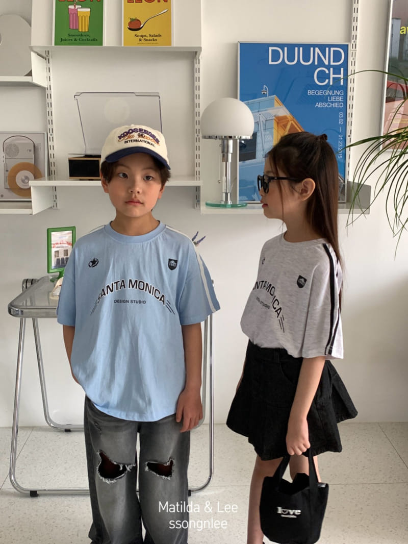 Matilda & Lee - Korean Children Fashion - #Kfashion4kids - Wrinkle Denim Skirt - 10