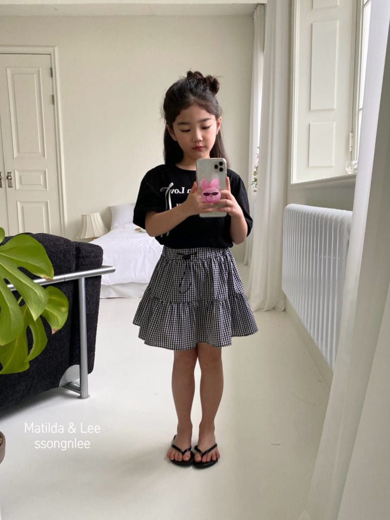 Matilda & Lee - Korean Children Fashion - #childrensboutique - Love Ribbon Shirring Tee - 11
