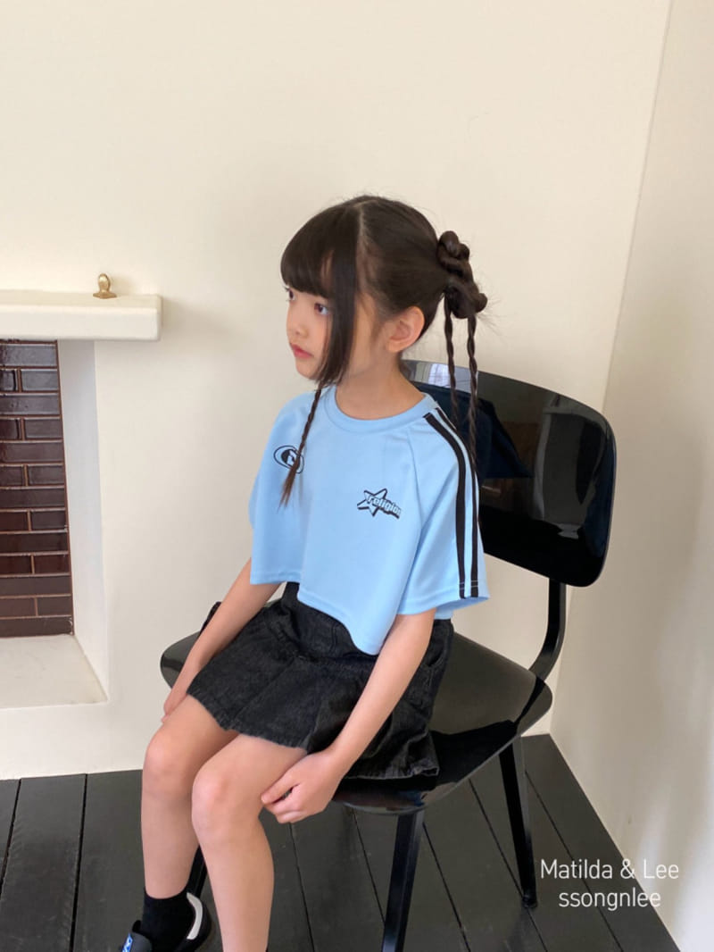 Matilda & Lee - Korean Children Fashion - #discoveringself - Wrinkle Denim Skirt - 5