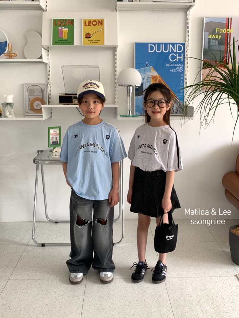 Matilda & Lee - Korean Children Fashion - #fashionkids - Wrinkle Denim Skirt - 6