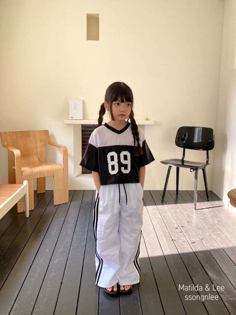 Matilda & Lee - Korean Children Fashion - #kidsshorts - Tape Two Line Pants - 7