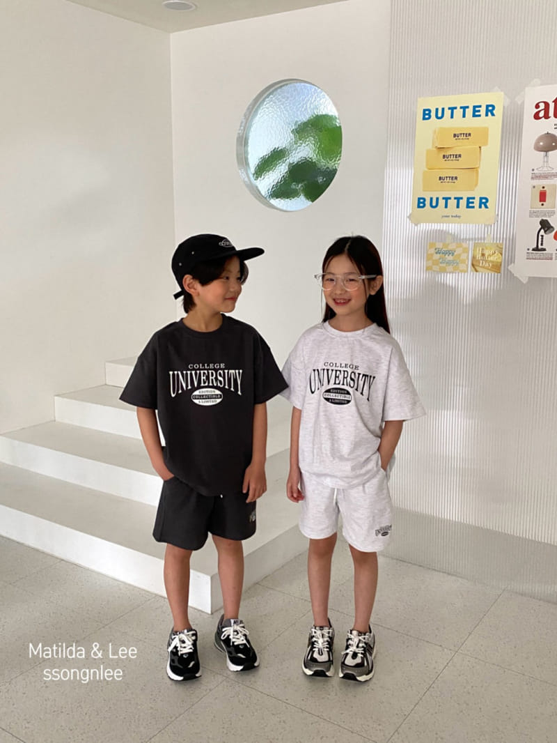 Matilda & Lee - Korean Children Fashion - #Kfashion4kids - Universal Top Bottom Set - 4