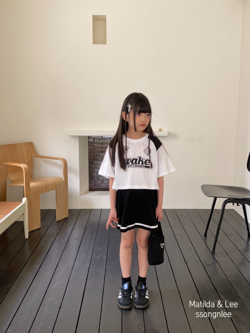 Matilda & Lee - Korean Children Fashion - #prettylittlegirls - Wake Skirt Top Bottom Set - 6