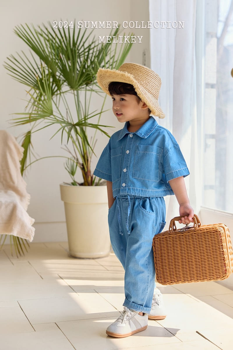 Melikey - Korean Children Fashion - #kidsshorts - Hajji Denim Pants - 4