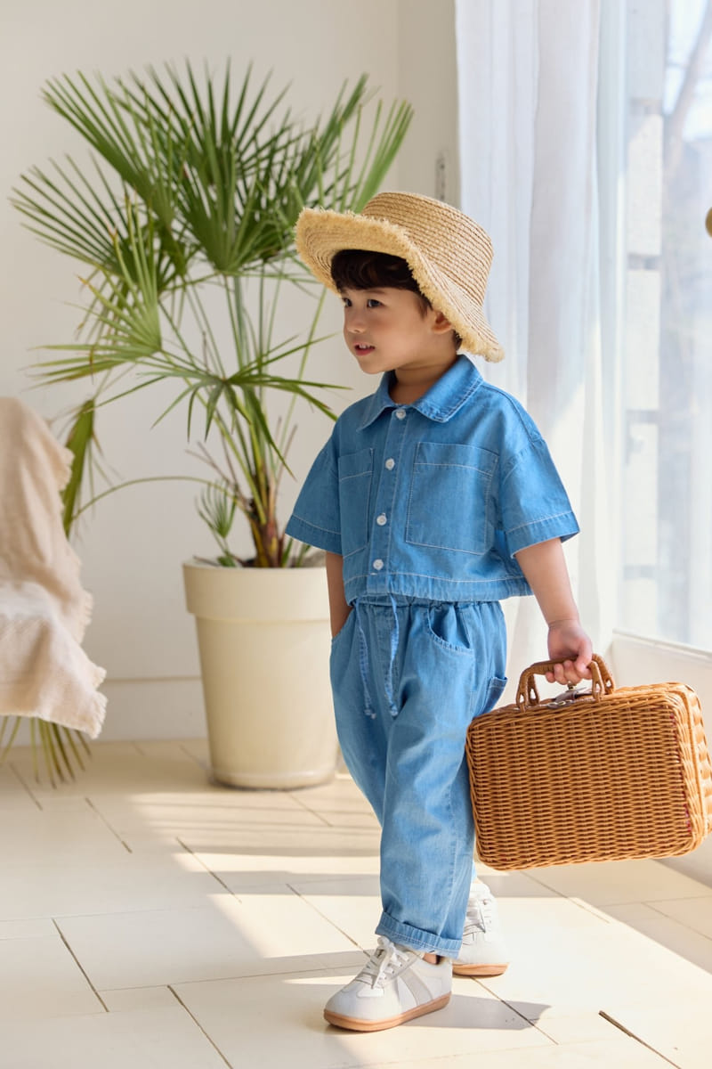 Melikey - Korean Children Fashion - #kidzfashiontrend - Hajji Denim Pants - 5