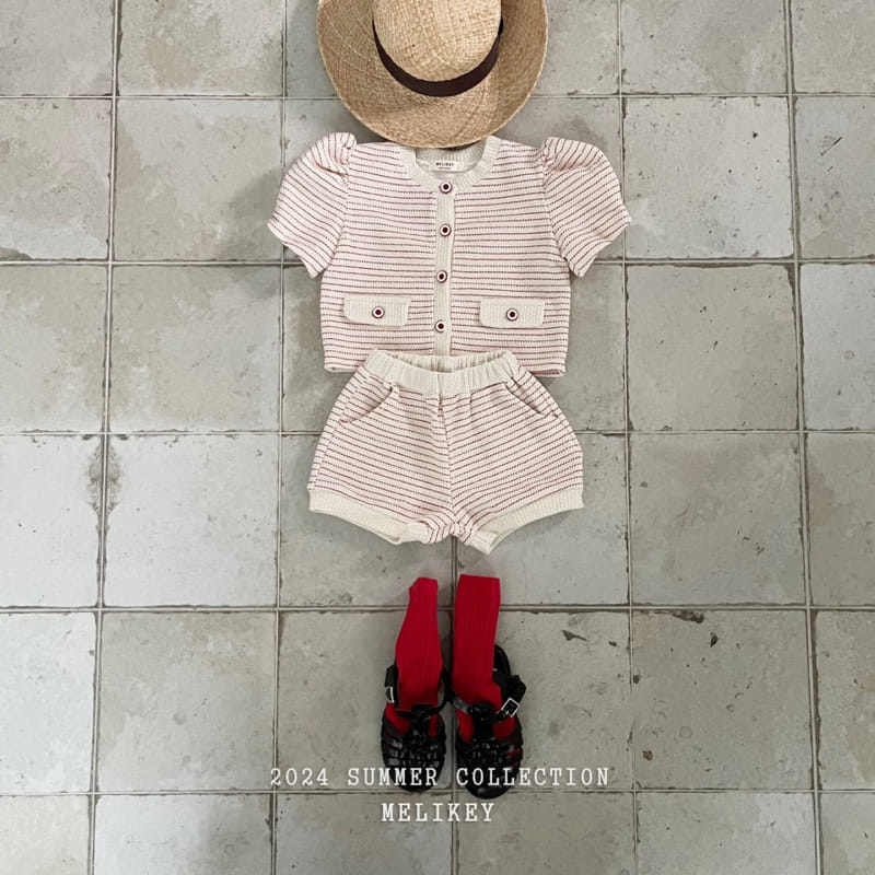 Melikey - Korean Children Fashion - #kidzfashiontrend - Summer Top Bottom Set