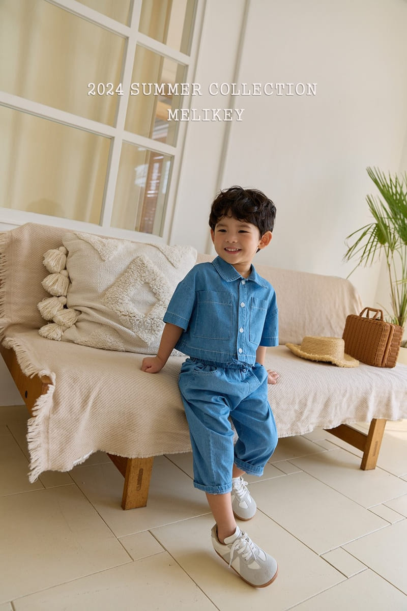 Melikey - Korean Children Fashion - #littlefashionista - Hajji Denim Pants - 7