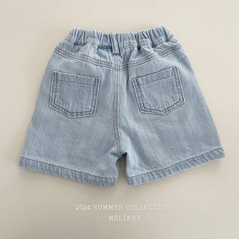 Melikey - Korean Children Fashion - #magicofchildhood - Linen Denim Shorts - 2